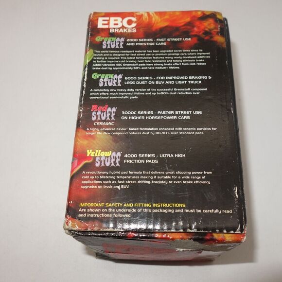 NEW EBC DP31661C Redstuff Ceramic Low Dust Brake Pads Front Brakes - Picture 6 of 9
